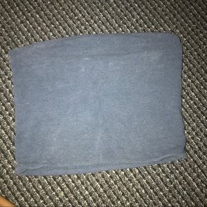 brandy melville navy blue tube top